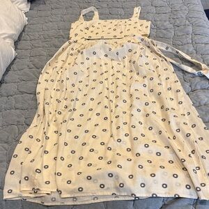 LOFT Cream Polka Dot two piece set